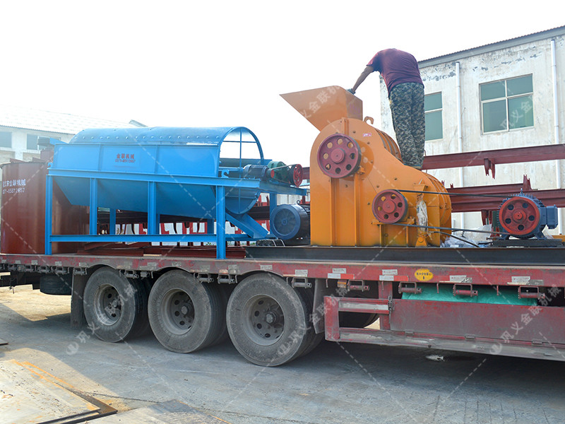 雙級粉碎機(jī)生產(chǎn)線發(fā)往云南瀾滄破錳礦