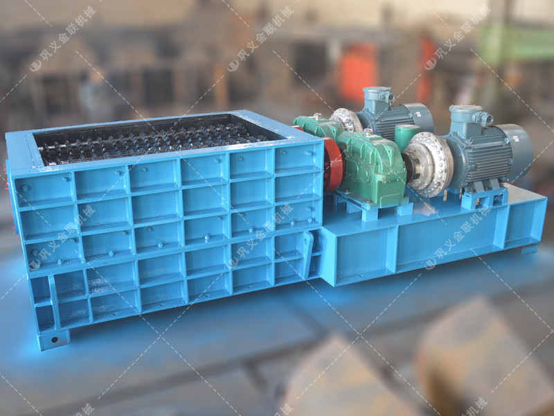 2PLF50/150型強(qiáng)力雙齒輥破碎機(jī)發(fā)往山西太原破煤